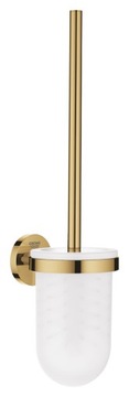 Szczotka toaletowa naścienna szkło/metal złota Essentials GROHE