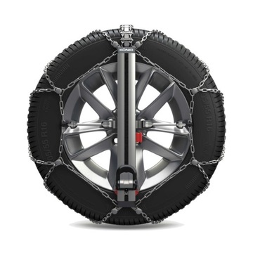 2 ŁAŃCUCHY ŚNIEGOWE KONIG Easy-Fit CU-9 100 215/70R15 235/50R16 225/55R16