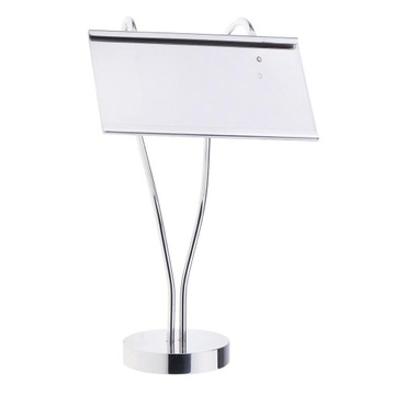 Stojak na karty posiłków ze stali nierdzewnej Menu S-1