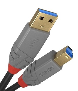 KABEL USB 3.0 A-B DO DYSKU SUPERSPEED LINDY 3m