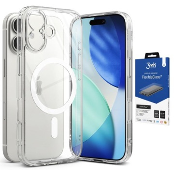 Pouzdro pro Iphone 17 MagSafe Ringke s Armor zadní kryt a 3MK Sklo