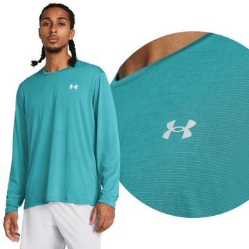 KOSZULKA MĘSKA UNDER ARMOUR LONGSLEEVE TERMOAKTYWNA SZYBKOSCHNĄCA 1382584