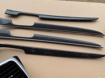 ИНТЕРЬЕР ДЕКОРАТИВНЫЕ ПОЛОСКИ УГЛЕРОДНЫЙ ДЕКОР JEEP GRAND CHEROKEE WK2 TRACKHAWK SRT