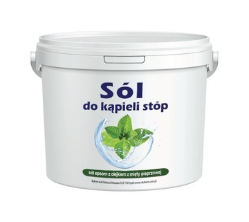 SÓL EPSOM DO KĄPIELI STÓP Z OLEJKIEM MIĘTOWYM