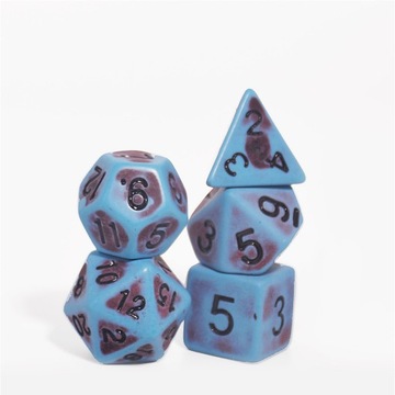 NIEBO I PIEKŁO ZESTAW 7 KOŚCI KOSTEK RPG