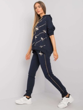 Женский спортивный комплект SWEATSHIRT подарочный F6871 зеленый S/M