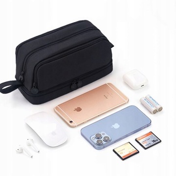 черный ШКОЛА Пенал с четырьмя отделениями, многофункциональный, вместительный