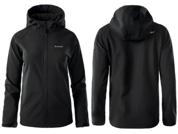 KURTKA PRZEJŚCIOWA DAMSKA PRZECIWDESZCZOWA SOFTSHELL HI-TEC NETI KAPTUR L