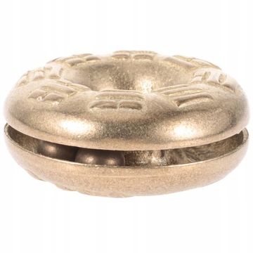 Metalowy dzwonek wykończony miedzią