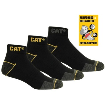 Носки мужские Caterpillar CAT черные, размеры 43-46, 3 шт.