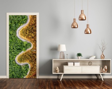 САМОКЛЕЯЩАЯСЯ НАКЛЕЙКА НА ДВЕРЬ ЛЕСНАЯ ДОРОГА