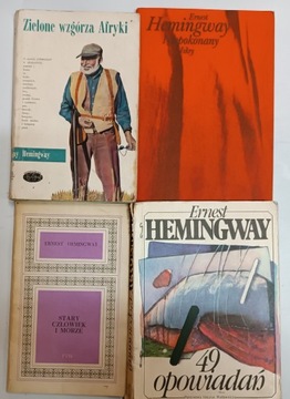 Ernest Hemingway Zestaw x4