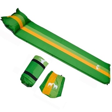САМОНАДУВАЮЩИЙСЯ КОВрик С ПОДУШКОЙ МАТРАС походный коврик ДЛЯ КЕМПИНГОВОЙ ПАЛАТКИ