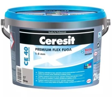FUGA ELASTYCZNA CERESIT CE40 SZARA 2KG