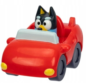Mini autko Bluey Mini Racers Kabriolet Czerwony