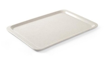 TACA GŁADKA 32,5X26,5 CM POLIESTROWA GRANIT 1 SZT.