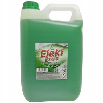 Płyn do mycia naczyń Efekt Extra 5L mięta - Polin