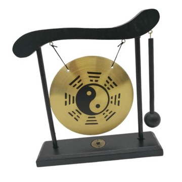 Gong Ornament Gongs Bells, Art Wind Chimes Brass