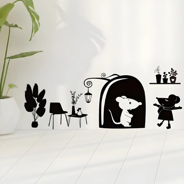 Наклейки на стену для детской комнаты Набор 2 шт 130х80 см + 40х16 см