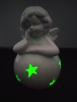 Керамическое светодиодное украшение в виде ангела