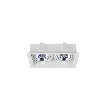 Lampa wpuszczana dwupunktowa MOD WHITE II