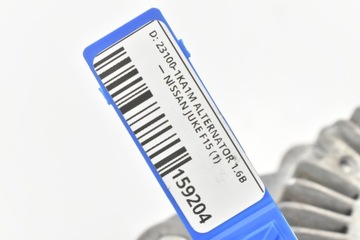 ALTERNÁTOR 23100-1KA1M NISSAN JUKE F15 1.6B