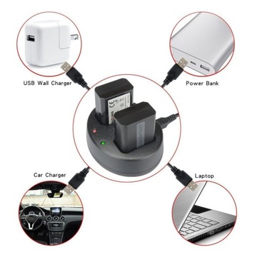 USB ЗАРЯДНОЕ УСТРОЙСТВО + АККУМУЛЯТОР для CANON EOS 4000D