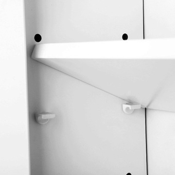SZAFKA ŁAZIENKOWA 60CM WISZĄCA Z LUSTREM BIAŁA