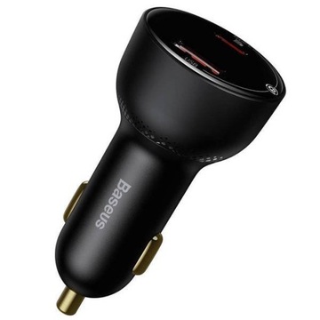Автомобильное зарядное устройство Baseus, 100 Вт + кабель USB-C