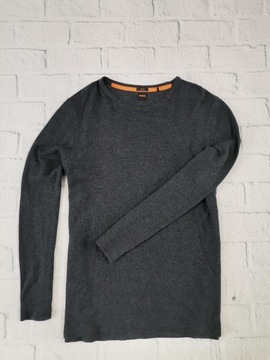 HUGO BOSS Tempest 1 Sweter Męski Szary XXL