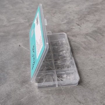 TIPSY FLEXIBLE BEZBARWNE 120 SZTUK KRÓTKIE KWADRATOWE SHORT SQUARE