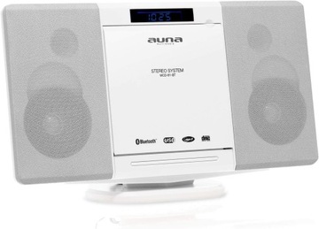 Стереосистема Auna MCD-81-BT Bluetooth CD/MP3/FM/AUX/Будильник/Часы/ЖК-дисплей!