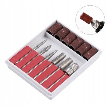 FREZARKA DO PAZNOKCI MANICURE + 3 ZESTAWY FREZÓW