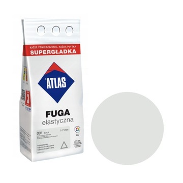 ATLAS Fuga elastyczna 1-7mm 001 BIAŁA BIAŁY 2kg