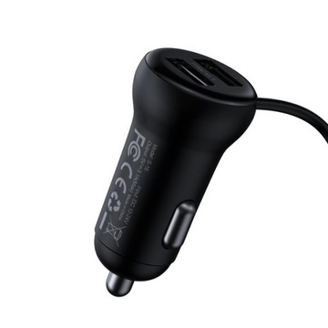 FM-ПЕРЕДАТЧИК BASEUS АВТОМОБИЛЬНОЕ ЗАРЯДНОЕ УСТРОЙСТВО BLUETOOTH 2x USB AUX SD 2.1A
