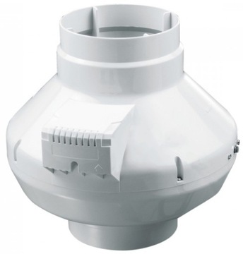 Wentylator kanałowy ośrodkowy VENTS VK200 Biały 780 m3/h 107 W 48 dB IPX4