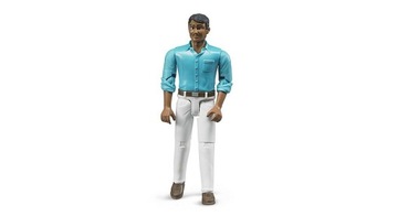 Bruder 60003 Figurka mężczyzny Latynosa w białych dżinsach