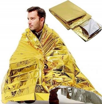 Koc ratunkowy termiczny 210x160cm FOLIA ŻYCIA 1szt