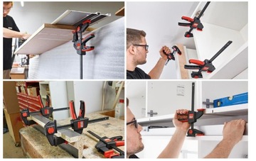BESSEY Zacisk jednoręczny i zacisk stołowy EZR15SET