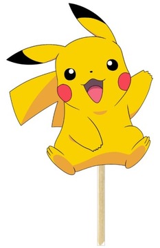 ТОППЕРЫ ДЛЯ ТОРТА ЧАШКИ ДЛЯ УКРАШЕНИЯ ПОКЕМОН 10 шт.