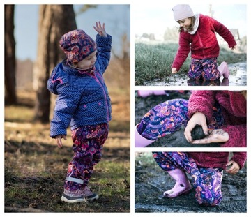 RAIN PANTS softshell, привет, дождь, животные, олень, размер 116