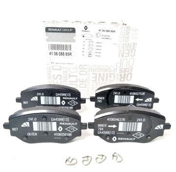 Dacia OE 410608885R zestaw klocków hamulcowych