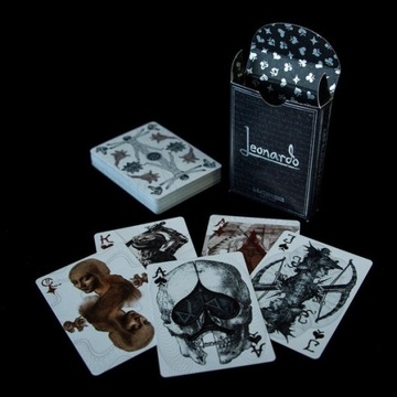 Игральные карты Леонардо MMXVIII да Винчи, серебро