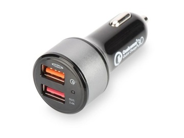Автомобильное зарядное устройство Qualcomm Quick Charge 3,),