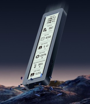 Корпус для твердотельных накопителей NVMe и SATA M.2, USB-C Gen2, алюминиевое охлаждение и светодиодный дисплей