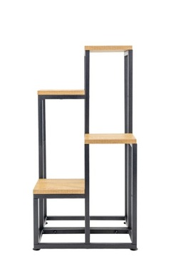 ПОДСТАВКА ДЛЯ ЦВЕТОВ 70 см металлическая подставка для цветов 4 уровня полки лофт PLAZA