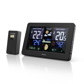 Hama STACJA POGODY PREMIUM Z USB CZARNA