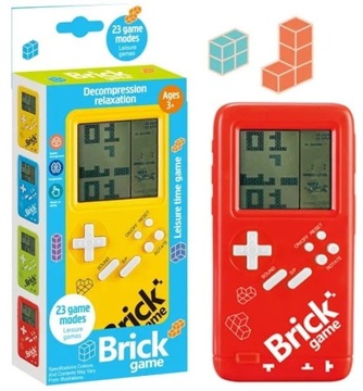 GRA ELEKTRONICZNA ZRĘCZNOŚCIOWA KONSOLA TETRIS