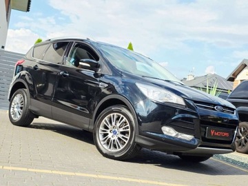 Ford Kuga II 2015 Ford Kuga ___Titanium___1.6 EcoBoost 150KM___Skora LED Navi___ 1.6 Benzyna, zdjęcie 3