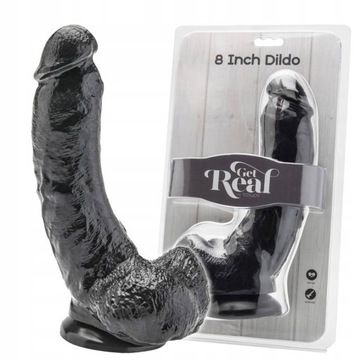 Naturalne Dildo Członek Z Jądrami - Get Real 8